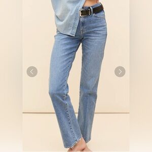 AYR Legend 24 - Light Wash High-Rise Straight Jeans